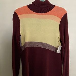 Turtleneck sweater dress